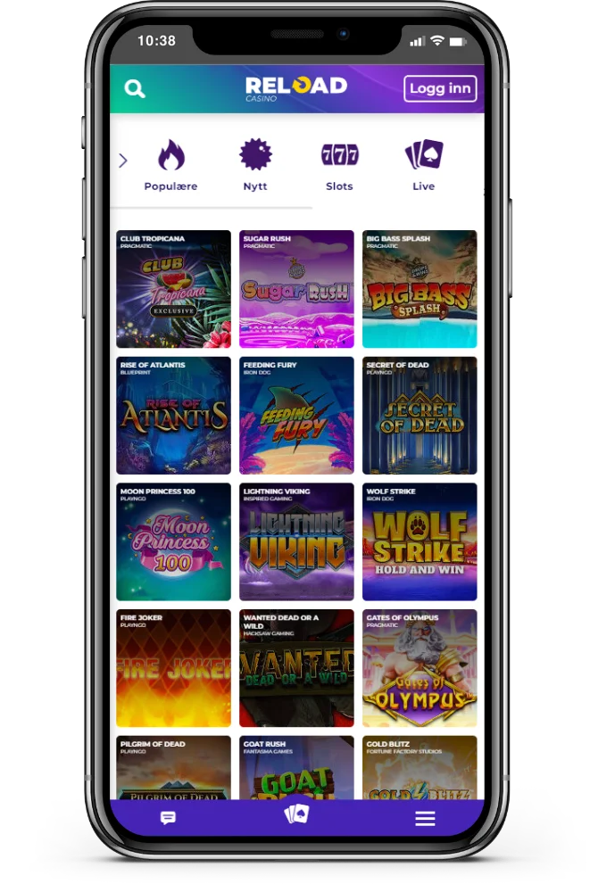 Reload mobilcasino