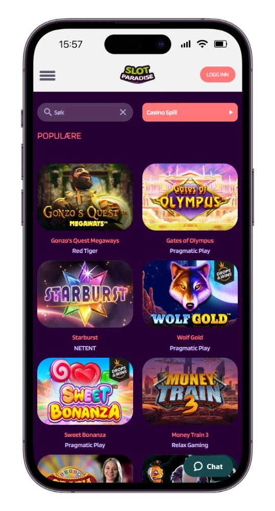 Slot Paradise på mobil