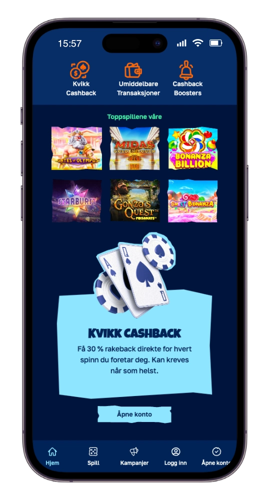 Arctic Casino på mobil