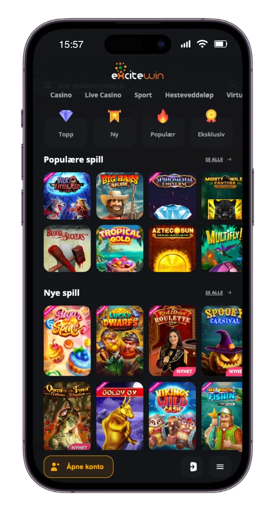 ExciteWin mobilcasino